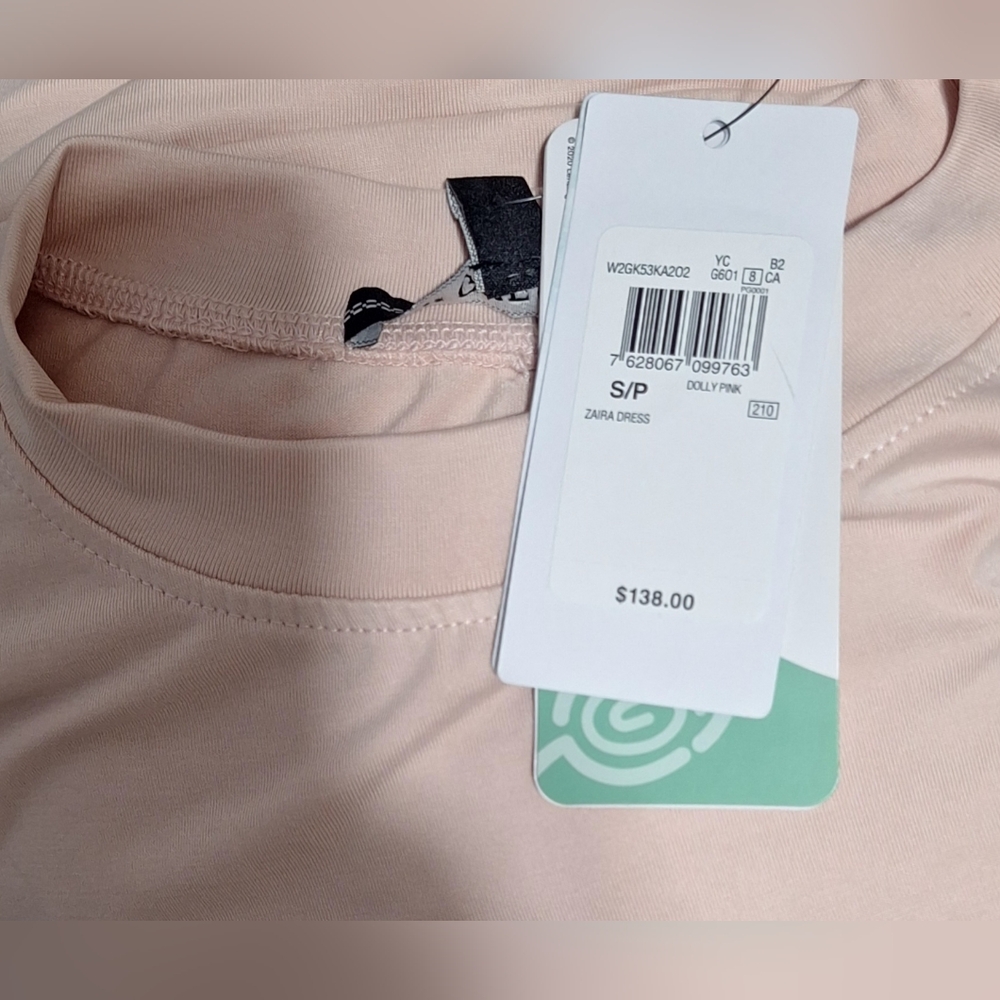 NWT Sm Guess Soft Pink Midi Dress - Picture 3 of 8